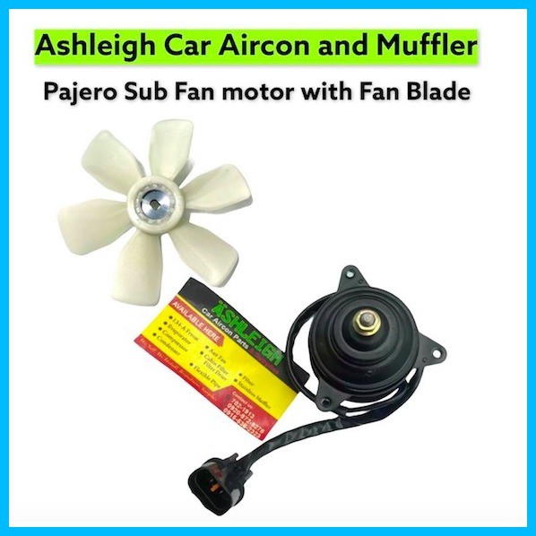 ∢ Mitsubishi Pajero Sub Secondary Fan motor with Blade assembly ...