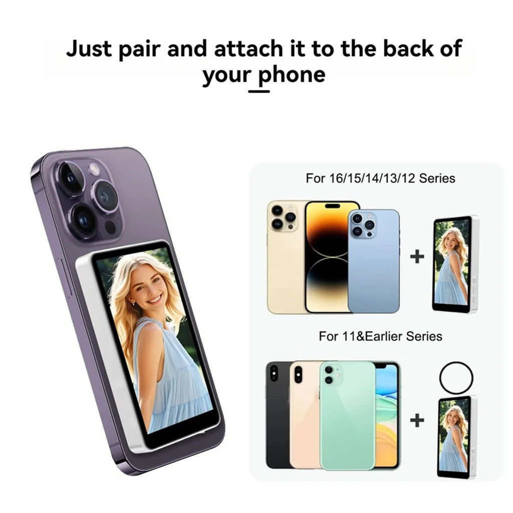 ToKerNew 2025 New Practical-Wireless Smartphone Selfie Projector Rear ...