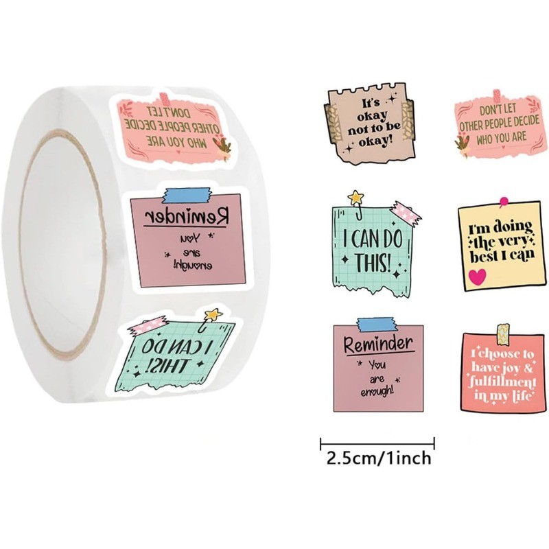 500pcs Motivational Sticker Aesthetic Label Sticker for Kids Reward ...