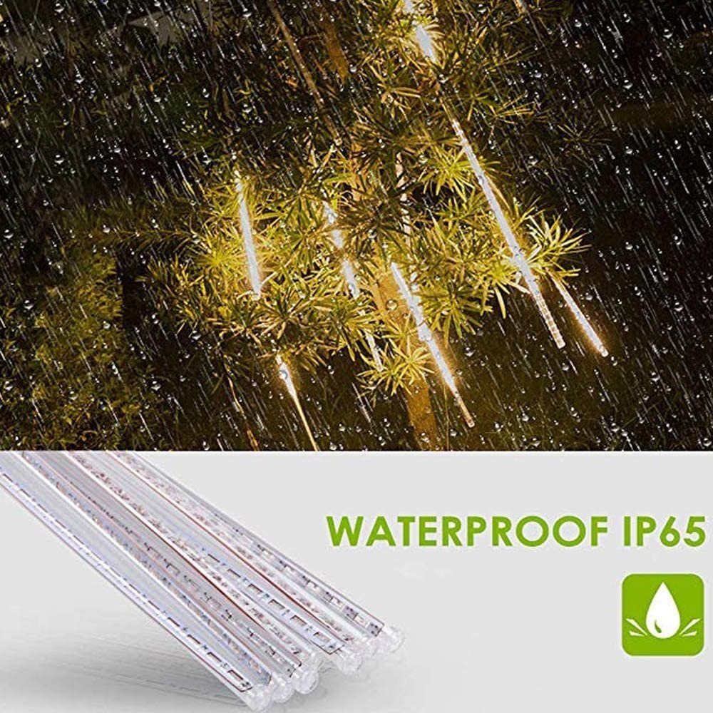Solar Meteor Shower Rain Lights LED Outdoor for Home Garden Christmas ...