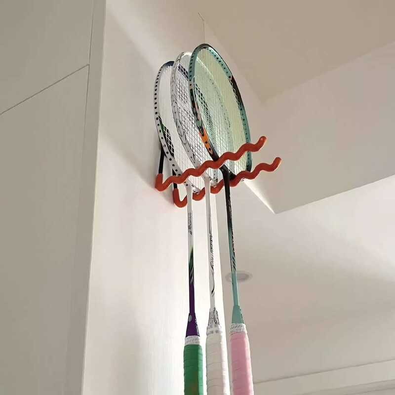 Badminton racket placement rack hook set storage for home badminton ...