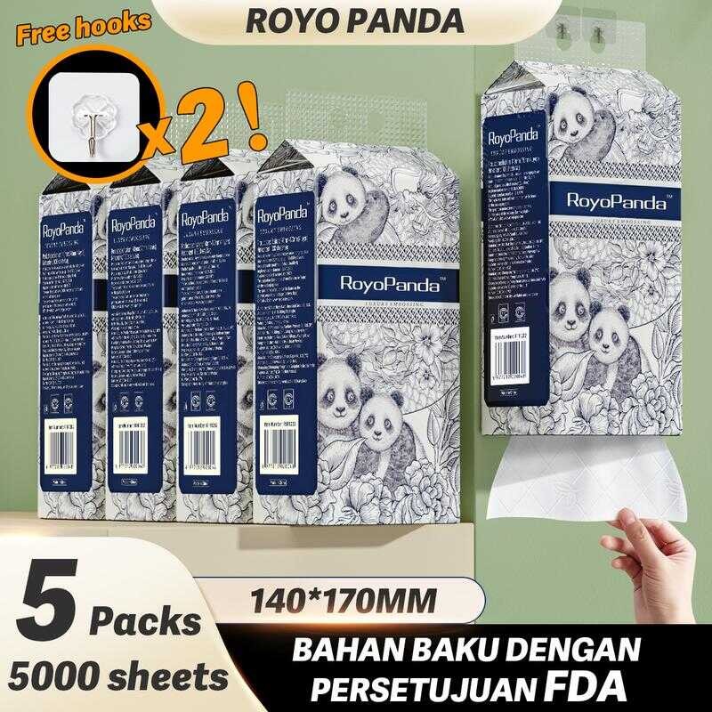 【Buy 1 TAKE 4】Royopanda Design Pull-Out Facial Tissue, Dia Emed Craft ...
