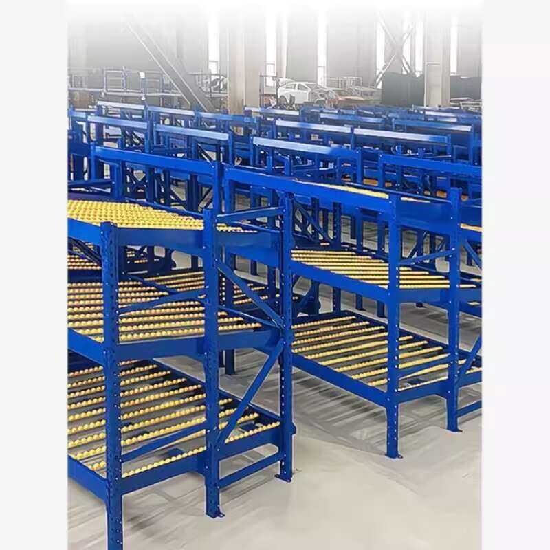 Fluent cargo wire rod, slide rail, roller type warehouse, sorting and ...