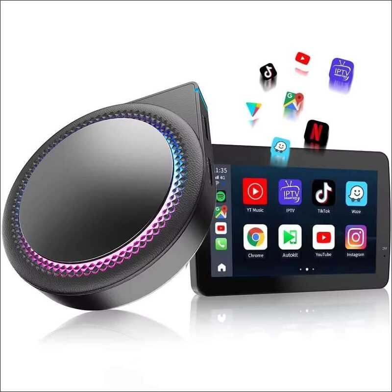 Android 13 Built-in Wireless CarPlay Module Magic Ai Box 8 128GB iOS ...
