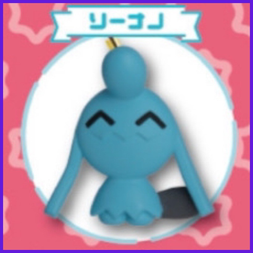 Pokemon Petanko Mascot Figure Psychic Type: Mew Milcery Espurr Wynaut ...