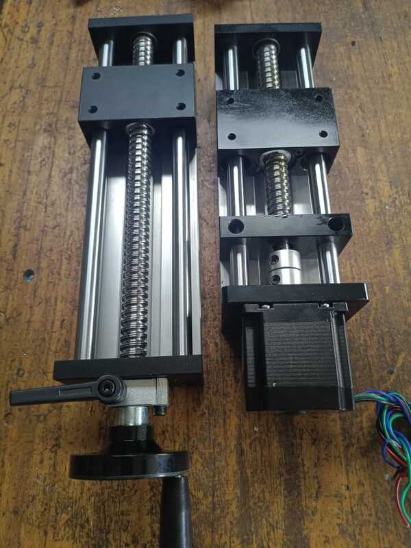 Dual Optical Axis Table Module Ball Linear Precision Guide Cross Screw ...