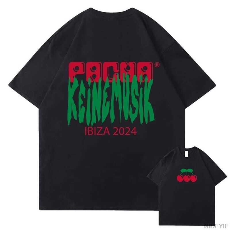 Summer 25 Keinemusik X Pacha T Shirt Men Women Fashion Street