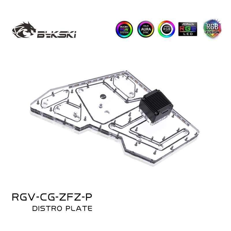 Bykski RGV-CG-ZFZ-P Distro Plate Reservoir For COUGAR Conqueror ...