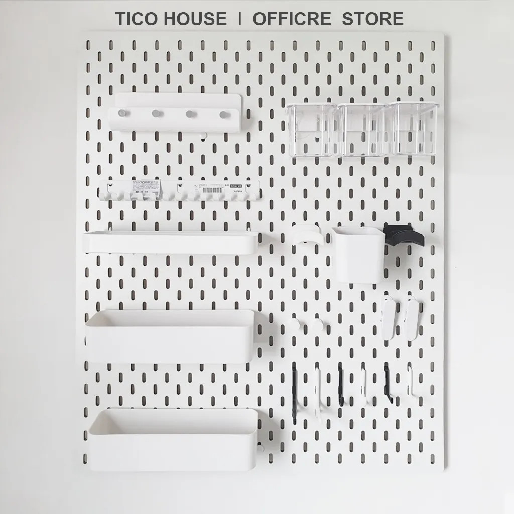 Pegboard Peg Board Organizer Accessories Shelf Wall Hanging Rack ...