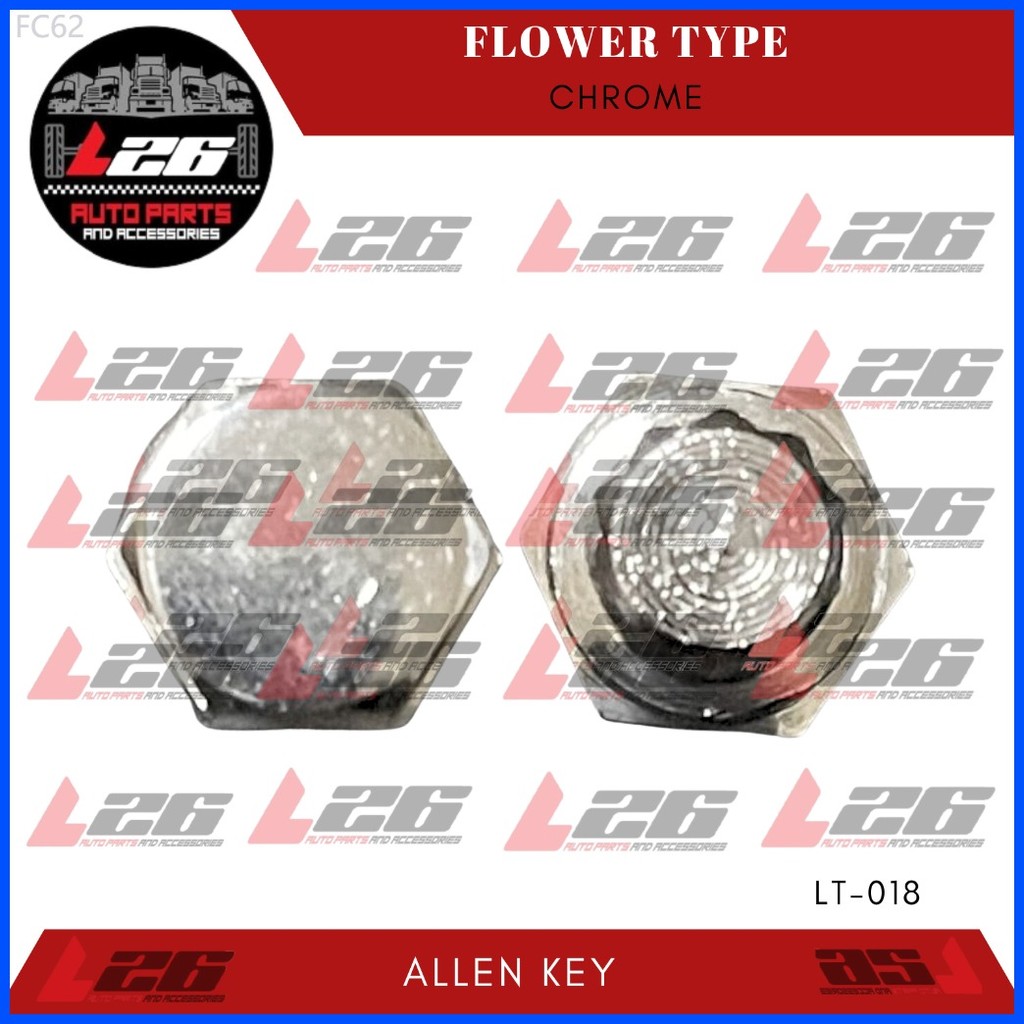 12mm LT-018 ALLEN KEY CHROME FLOWER TYPE | Shopee Philippines