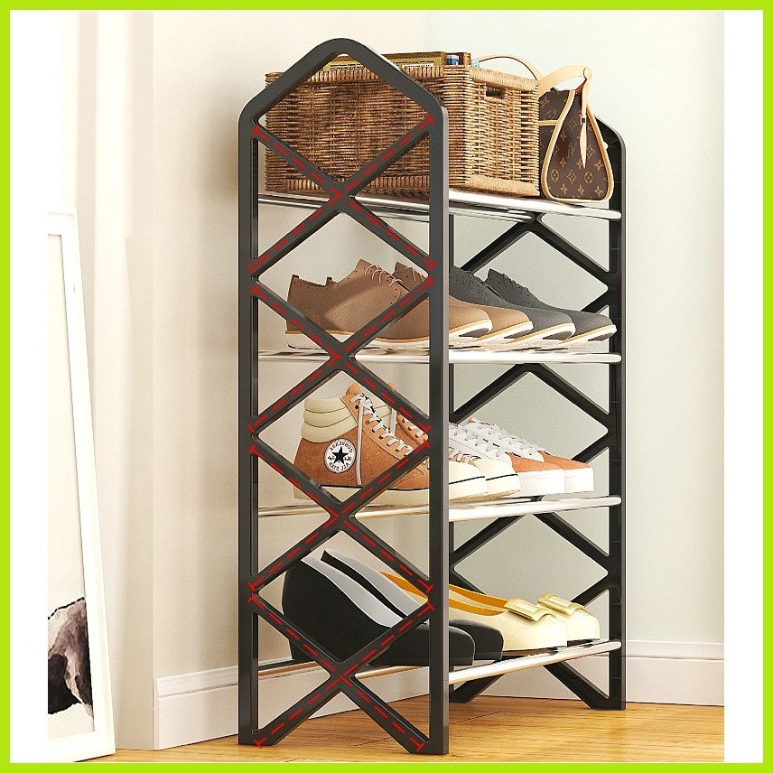 new stock 4 Layer Simple Shoe Rack Shoe Cabinet Student Dormitory ...
