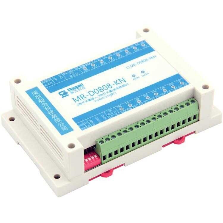 D0808-KN 8DI8DO 485 Serial Port Control Relay Remote IO Switch Input ...