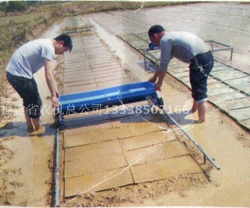 Hand operated push hard disk seeder, rice seedling live broadcast ...