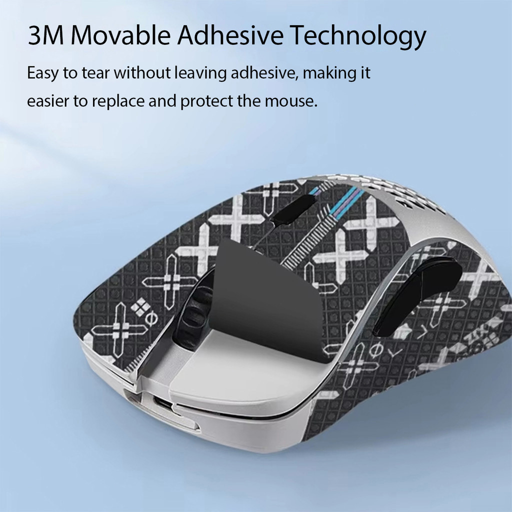 DIY Mouse Sticker Mouse Grip Tape Universal Anti-Slip Sweat-Proof Mouse ...