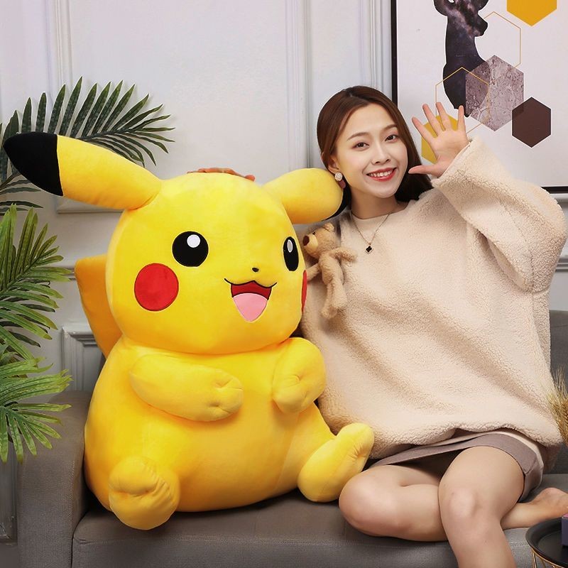 90cm-fat-pikachu-plush-toy-children-s-sleeping-pillow-doll-birthday