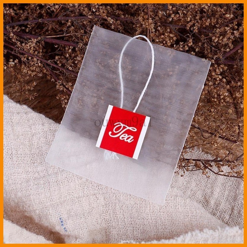 【ouwym9al】100Pcs Tea Bag Infuser with String Heal Seal Sachet Filter ...