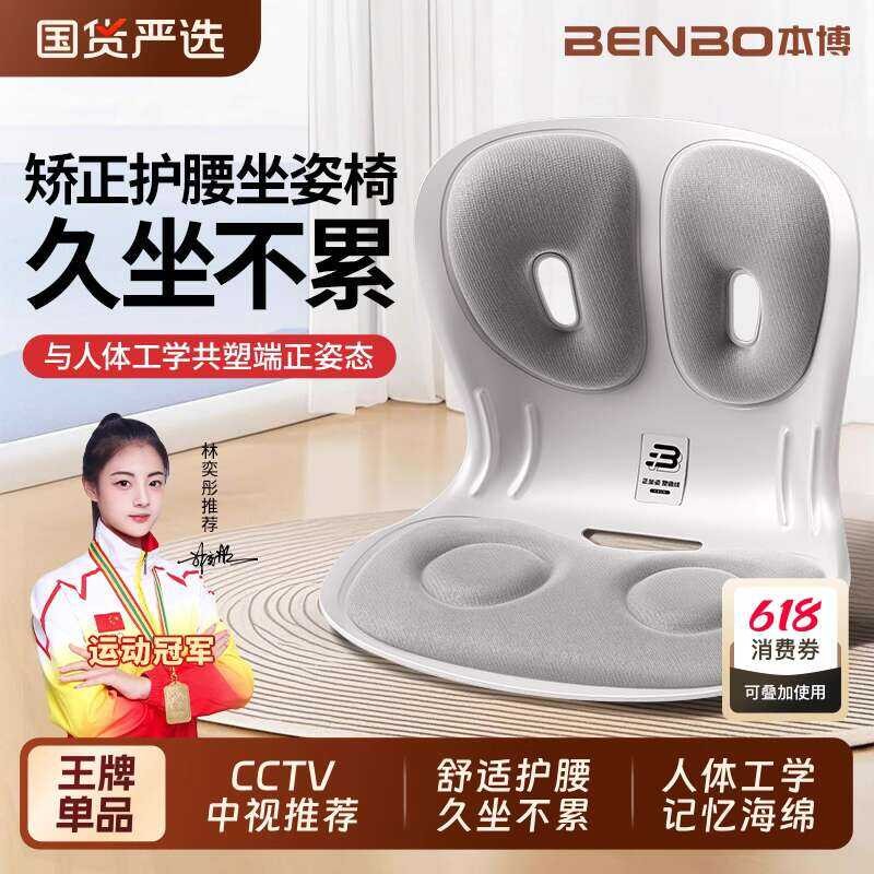 Benbo Ergonomic Support Large Office Back Chair Long Sitting Waist ...