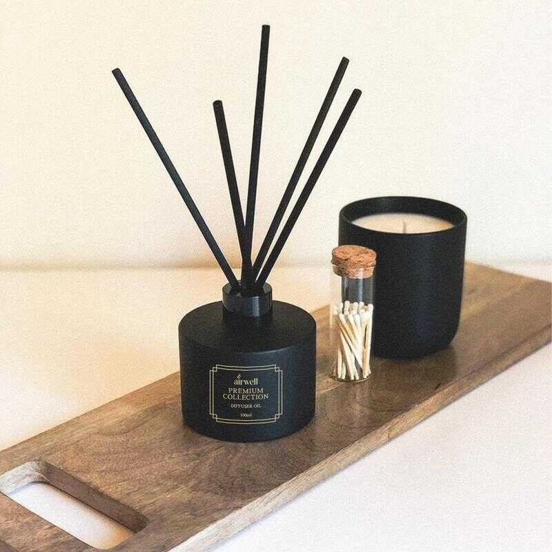 Airwell Home Fragrance Reed Diffuser Matte Black | Shopee Philippines