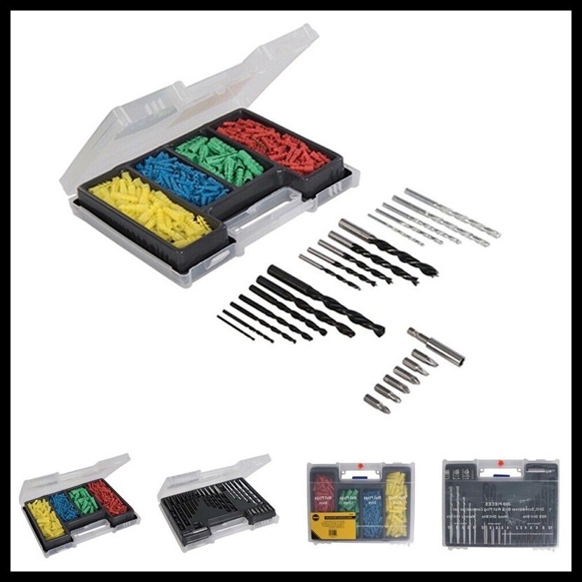 ♞Cod 300pcs Bit Extension Rod Drill Setscrew Combination Box Θ ⊖ ...