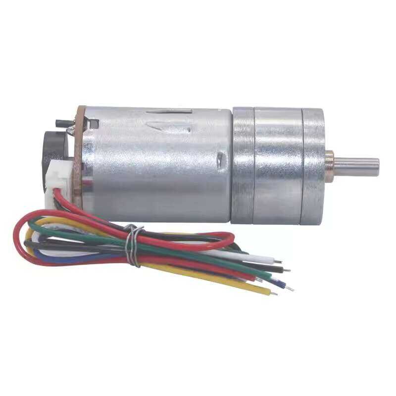 JGA25-370 DC Gear with Encoder Speed Measurement Disc High Torque 12V ...
