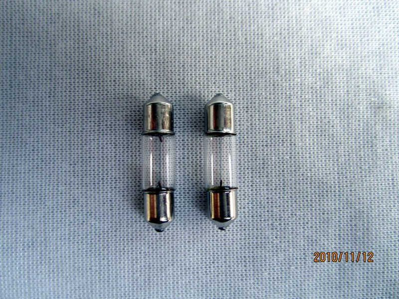 T6×30 12V 1.8W Car Sun Visor Bulb, Mazda Vanity Mirror Light; Double ...