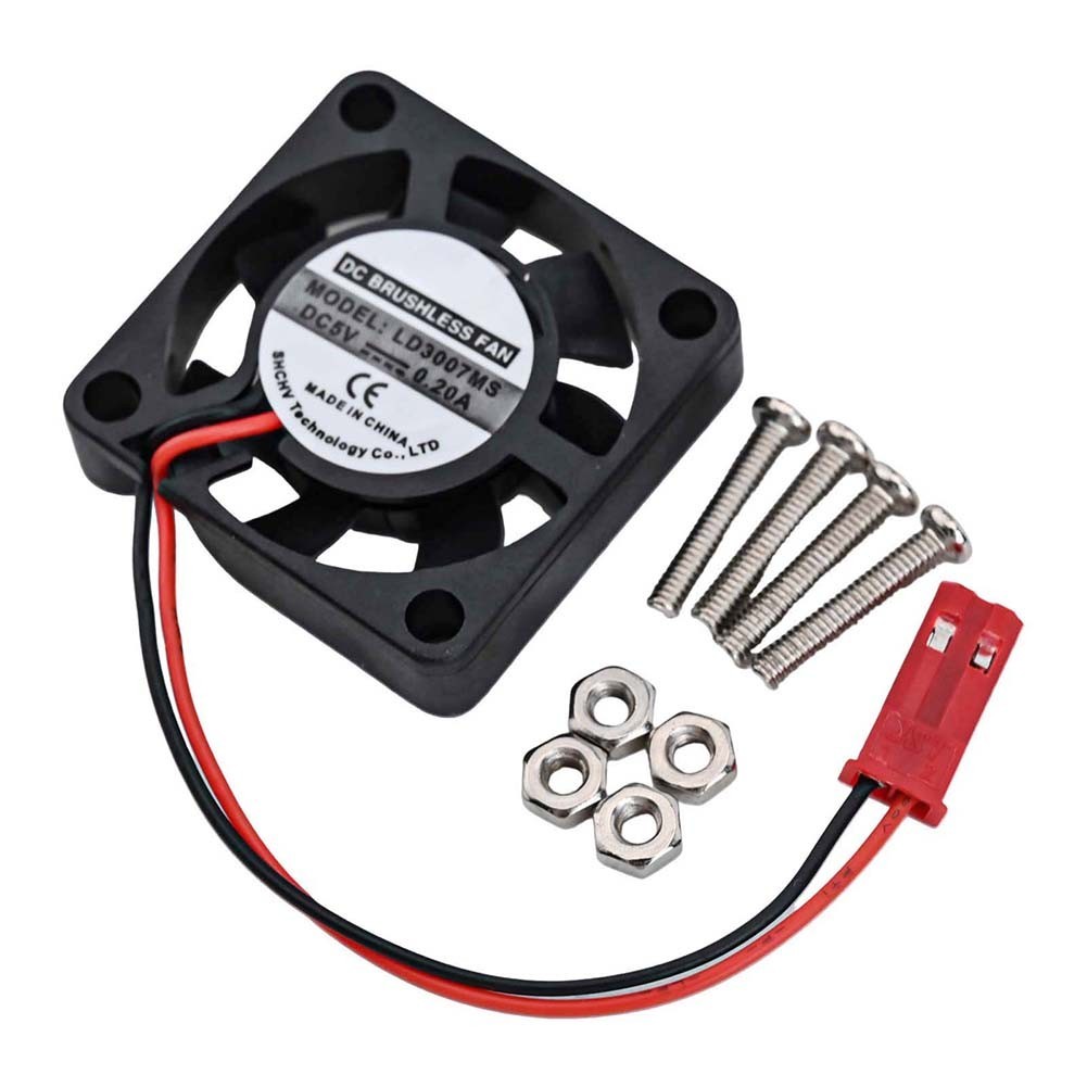 5V 3007 Cooling Fan for Raspberry Pi 4, Pi 3 B+, Pi 3 B, Pi 2, Pi B+,Pi ...