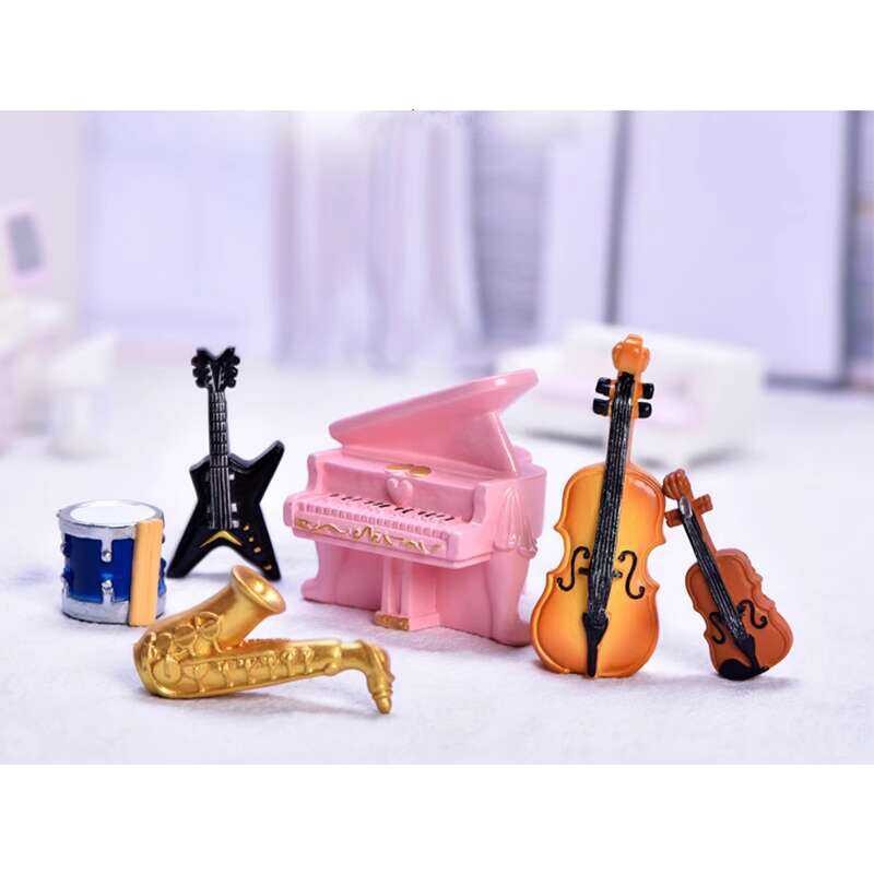 Simulation Musical Instruments Electric Guitar Big Drum Violin Car ...