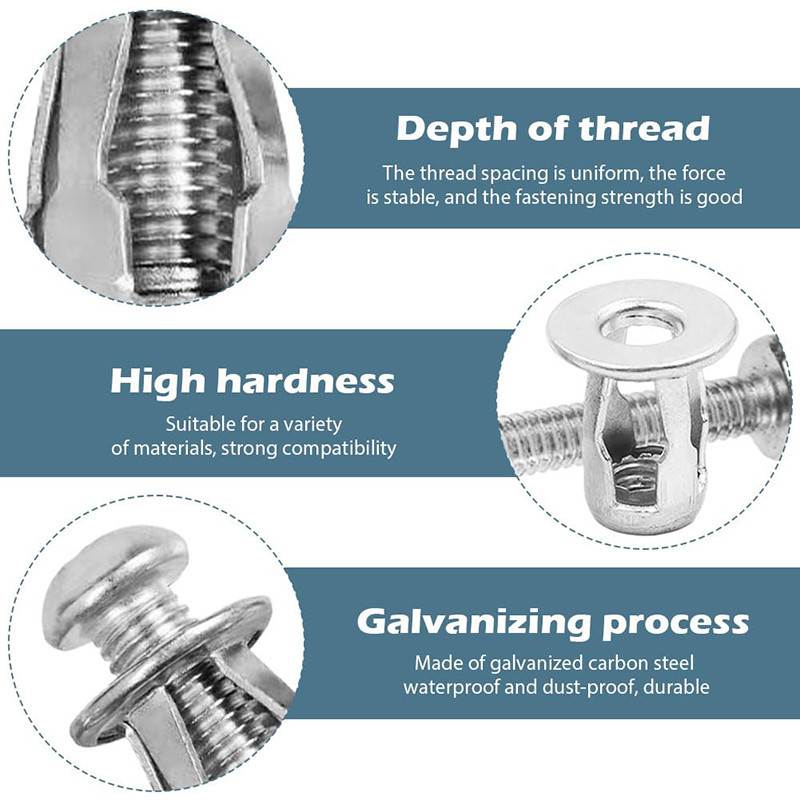 M6 Petal Rivet Nut Heavy Duty Self Drilling Anchor Expansion Screw for ...