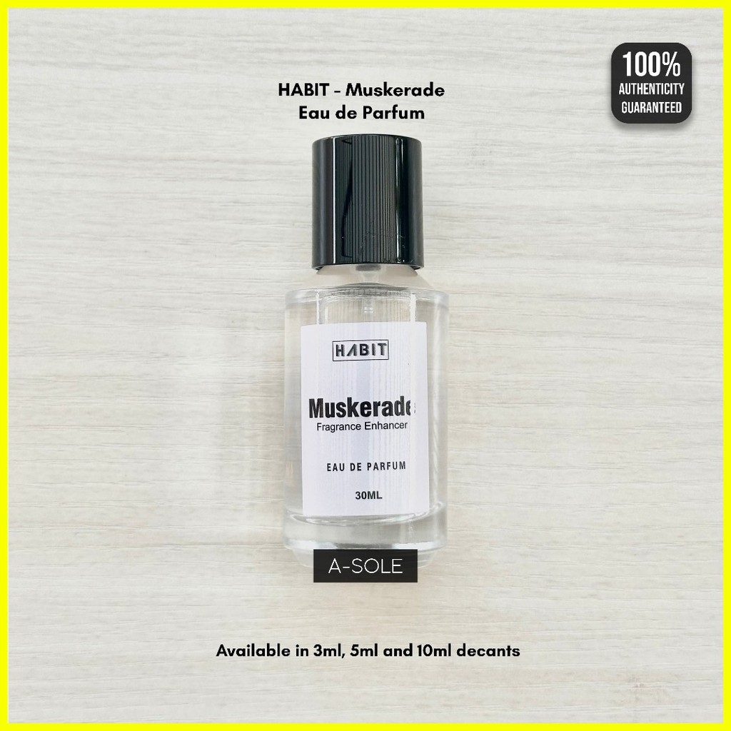 (DECANT) HABIT Muskerade Perfume Fragrance Enhancer EDP | Shopee ...