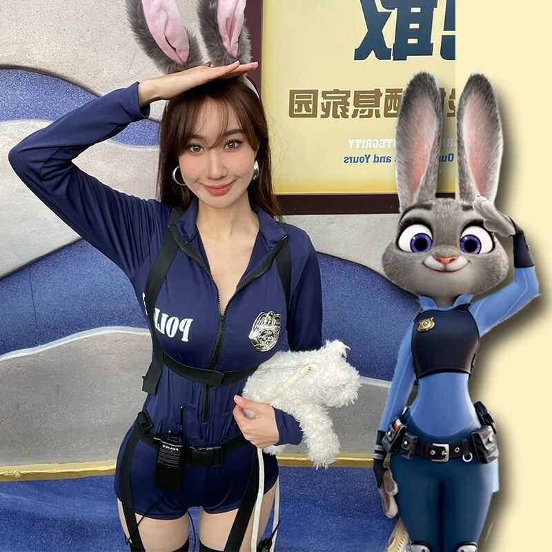 stume Adult Female Police Sexy Costume Cosplay Jumpsuit Pure Desire ...