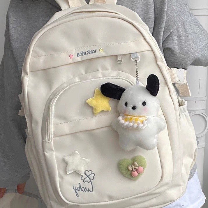 Backpack, double layered backpack for girls and high school students ...