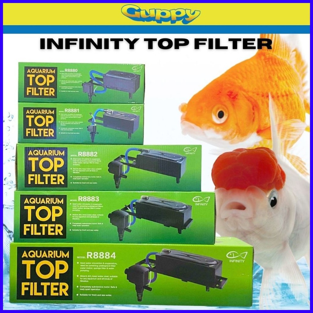 Infinity Aquarium Top Overhead Filter Gallons Pump Cycle Fresh Sea ...