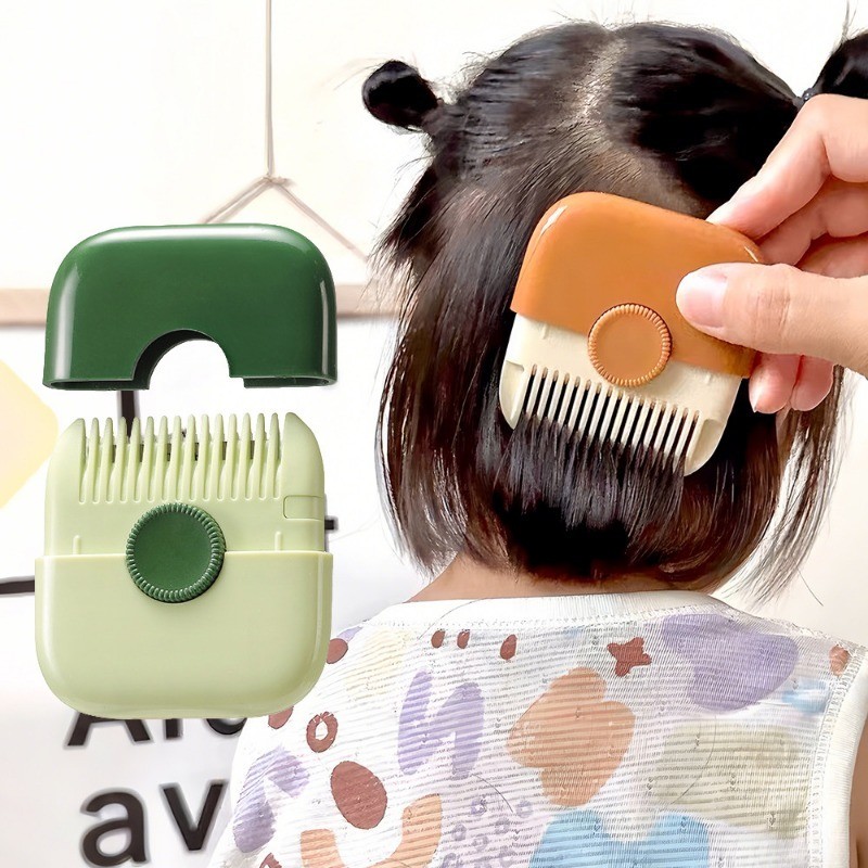 2IN1 Portable MIni Hair Trimmer With Hair Comb Cute Pocket Removable ...