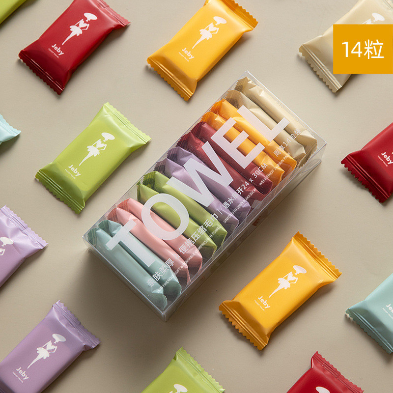 New disposable compressed towel travel convenient box thickened ...