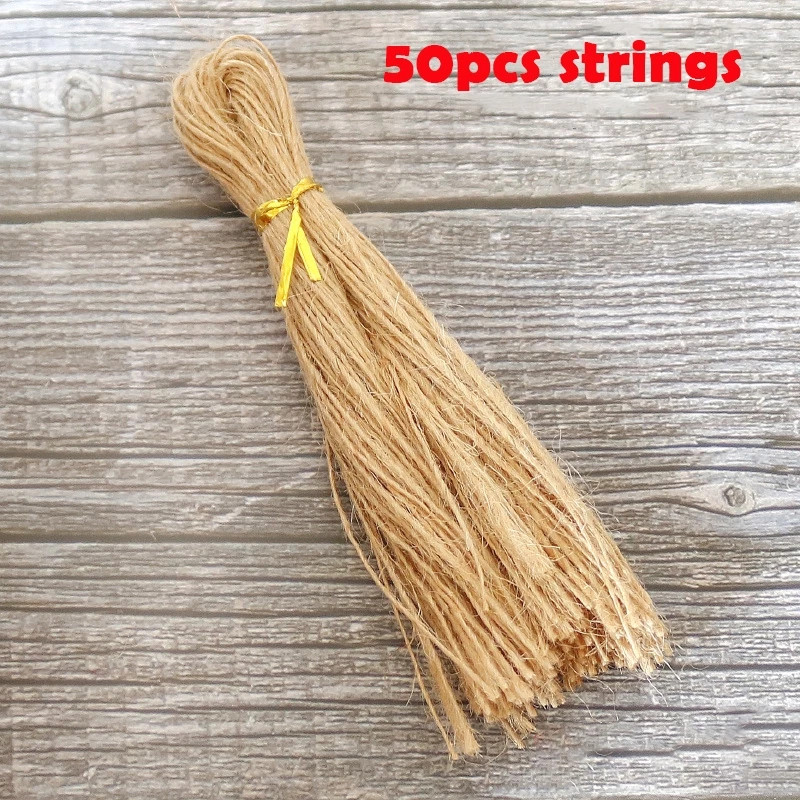 50Pcs/Set THANK YOU Hanging Label Tags Hanging Strings Christmas Gift ...