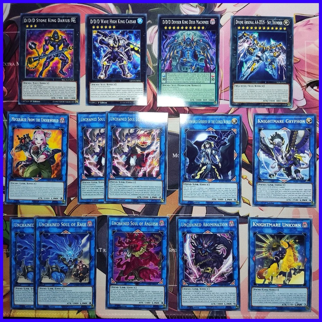 Yugioh Structure Deck Unchained Top Meta Deck Proxy Shopee Philippines