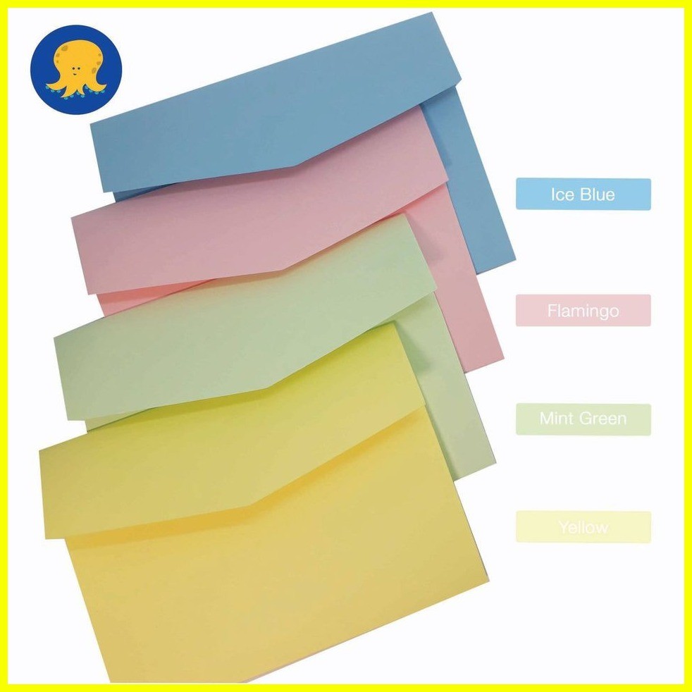 Pastel Colors Pocketfold trifold Inserts for 5x7 Invitation Soft Pink ...