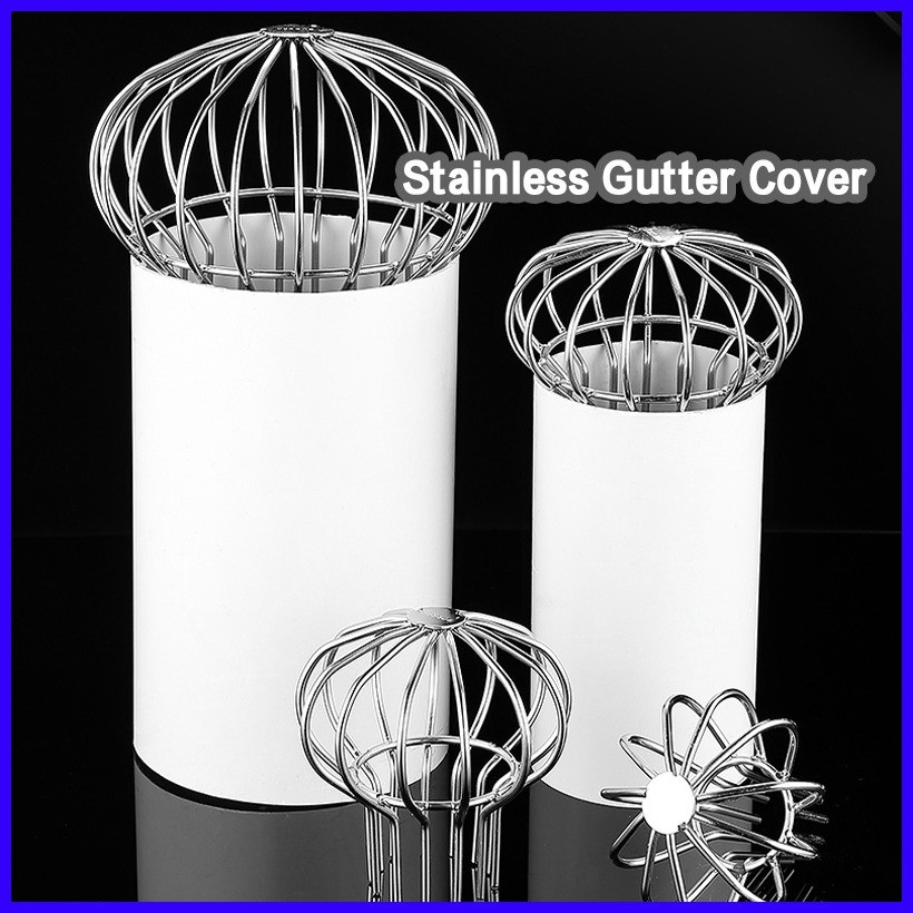 50/75mm SUS304 Gutter Guard Gutter Drain Cover Gutter Strainer Filter ...