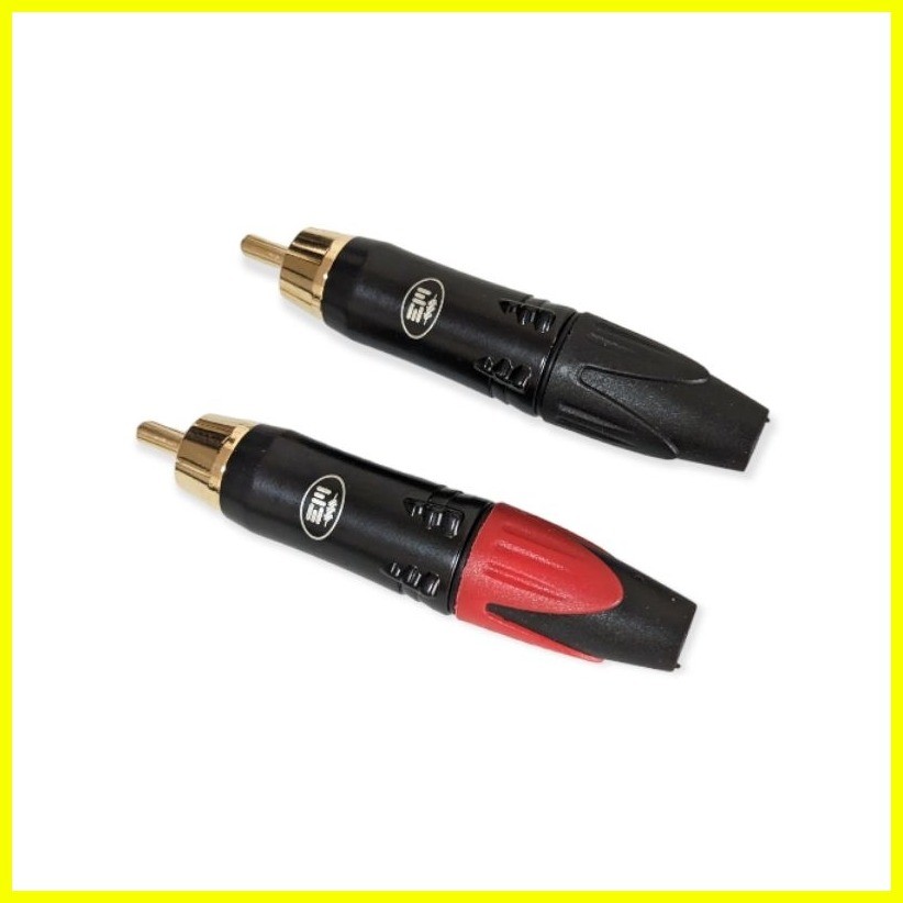 EM Premium RCA Shark Series Pro Audio Connectors Gold plated (1pair ...