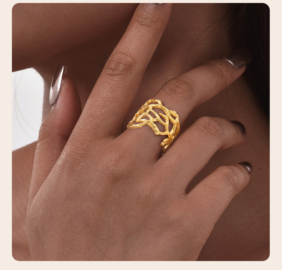 VNOX Triple Moon Goddess Ring - 8MM Stainless Steel Fidget Spinner Ring | For Men & Women, Sizes 6-13