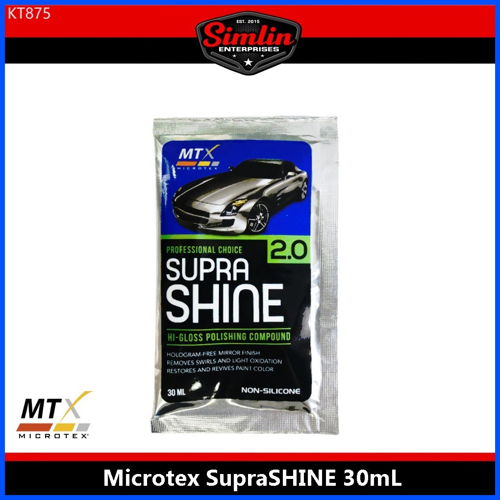 SupraSHINE 30g Sachet Microtex MTX Hi-Gloss Polishing Compound Supra ...