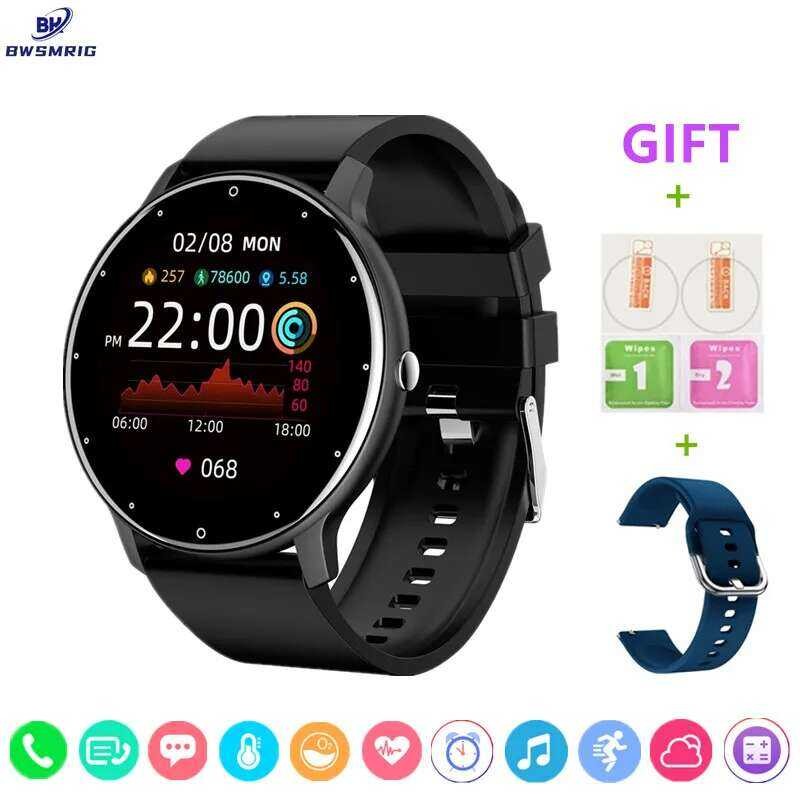 Yy Ong Bluetooth Call Smart Watch Lalaki Fiess Tracker Heart Rate Sleep ...