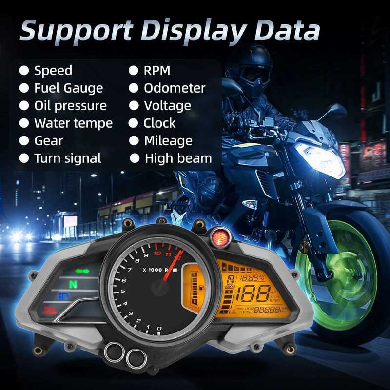 Motorcycle F Speedometer Dashboard For B PULSAR 135 150 160 180 220Ns ...