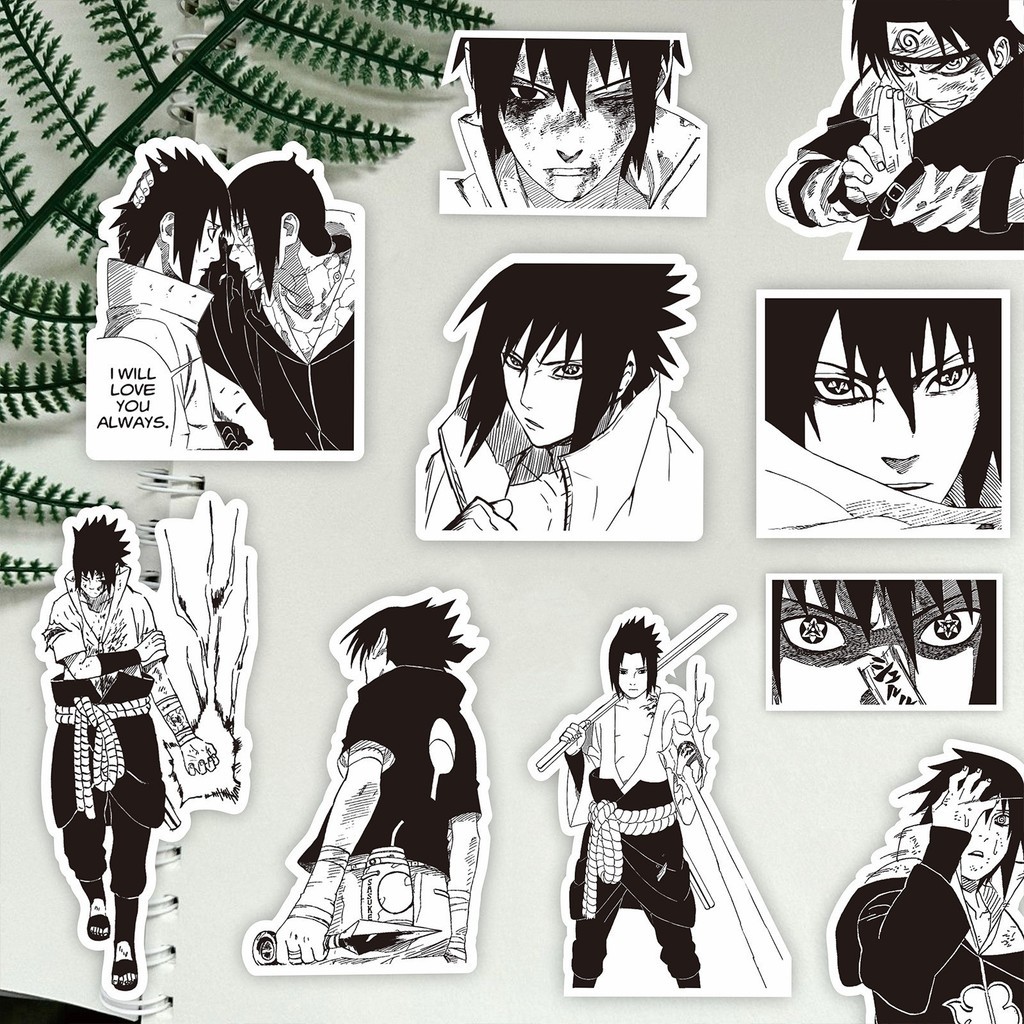 Sasuke Uchiha DIY Stickers (70Pcs) - Cool Ninja Decals for Phone Cases ...