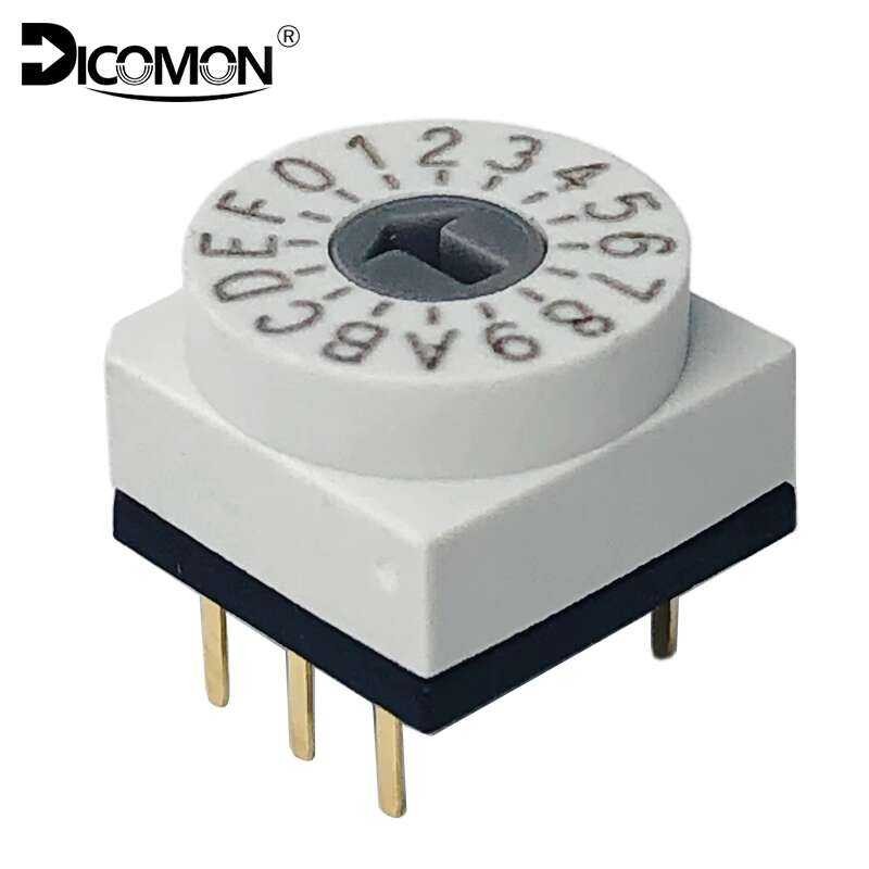 DICOMON Rotary Encoder Small Wave Band Multi-position TDR-16 Knob ...