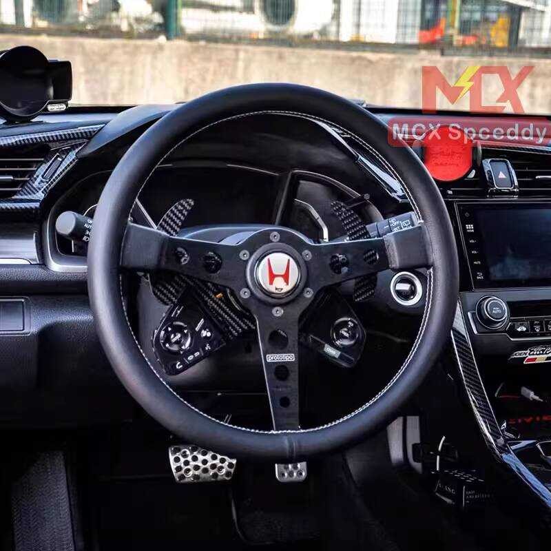 Universal Black Horn Button For Modified Car Steering Wheel – Metal + Plastic, 47g