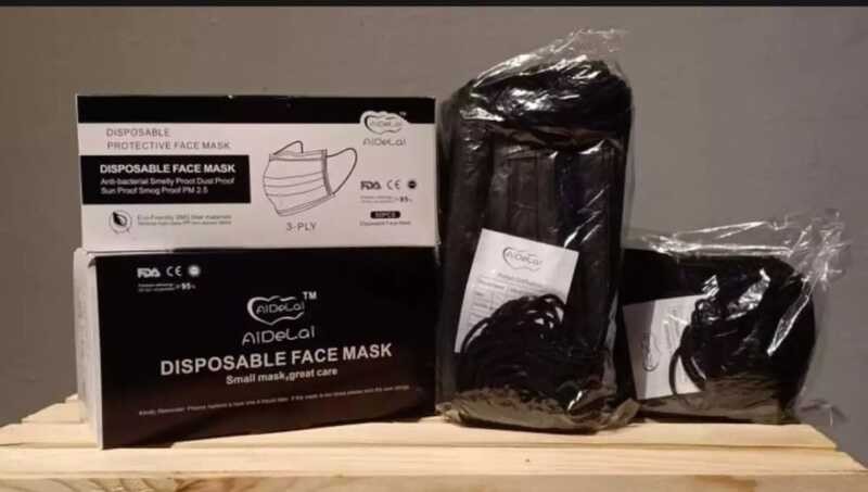 Buy Take One Face Mask Adelai Black | Shopee Philippines