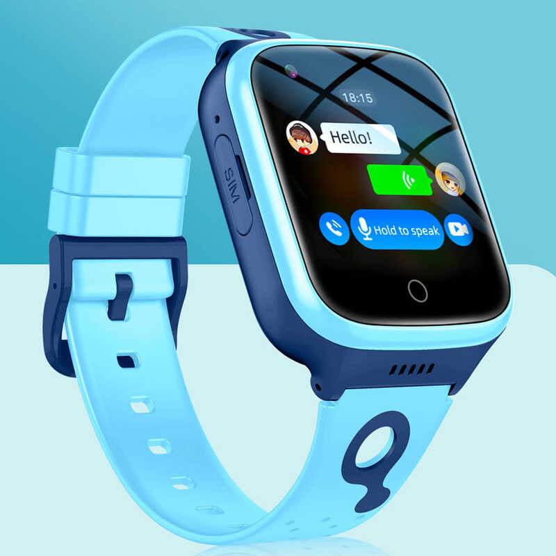 4G Smart Kids Phone Watch With 1000Mah Big Battery Video Call GPS SOS ...
