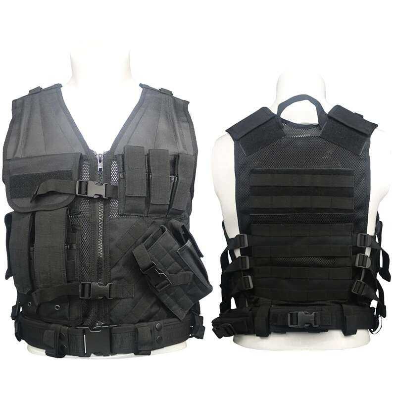 Military Tactical Vest Quick Removal Army Vests Airsoft Paintball ...