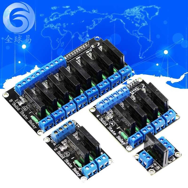 1/2/4/6/8 Channel 5V/12V/24V Low Level Solid State Relay Module with ...
